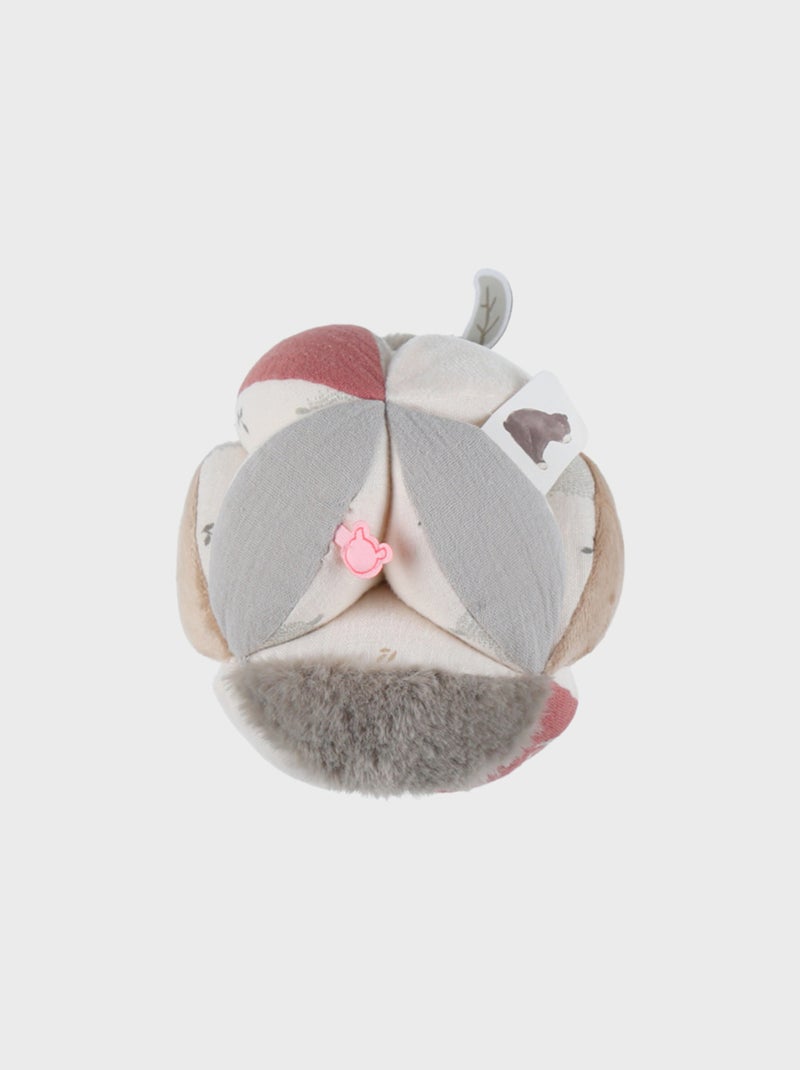 Balle de préhension - Fluffy, Orso & Lily Noukie's Gris Rouge - Kiabi