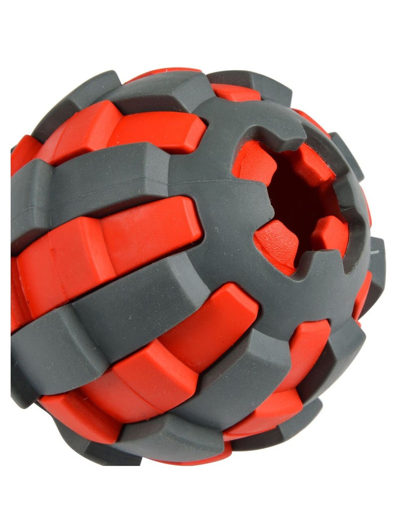 Balle en relief distributeur de croquettes Rouge - Kiabi