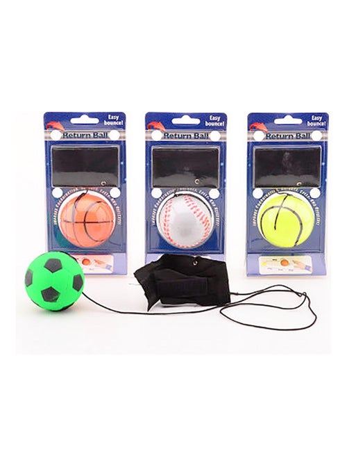 Balle rebondissante avec bracelet - Kiabi