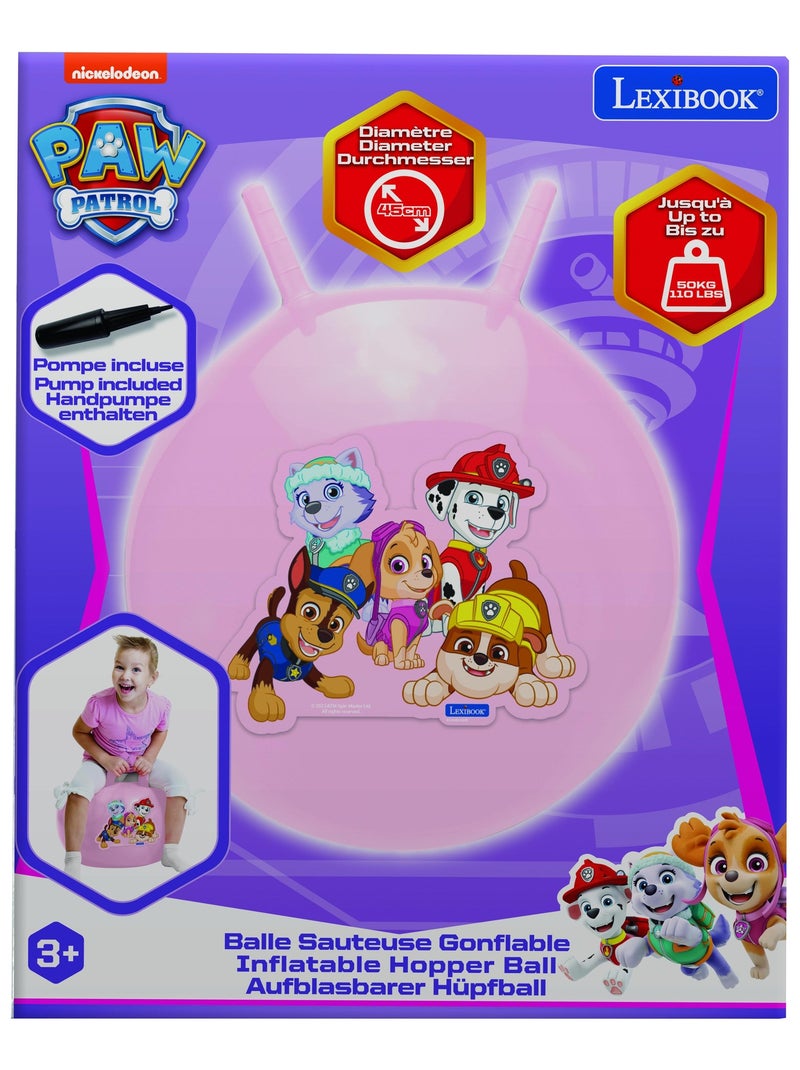 Balle Sauteuse Gonflable Pat’ Patrouille Rose - Kiabi