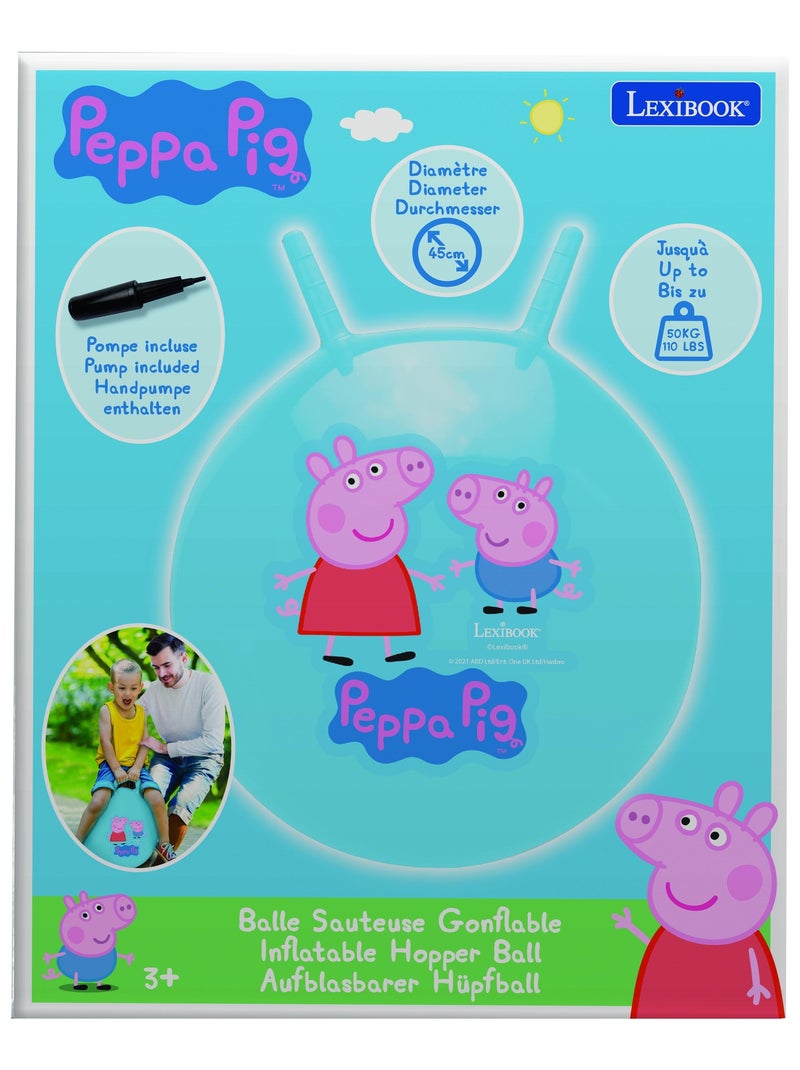 Balle Sauteuse Gonflable Peppa Pig Bleu - Kiabi