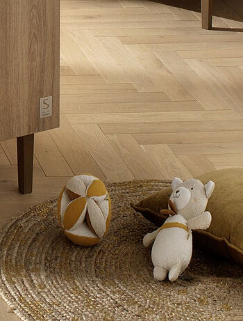 Balle sensorielle en coton bio et bouclette - SAUTHON