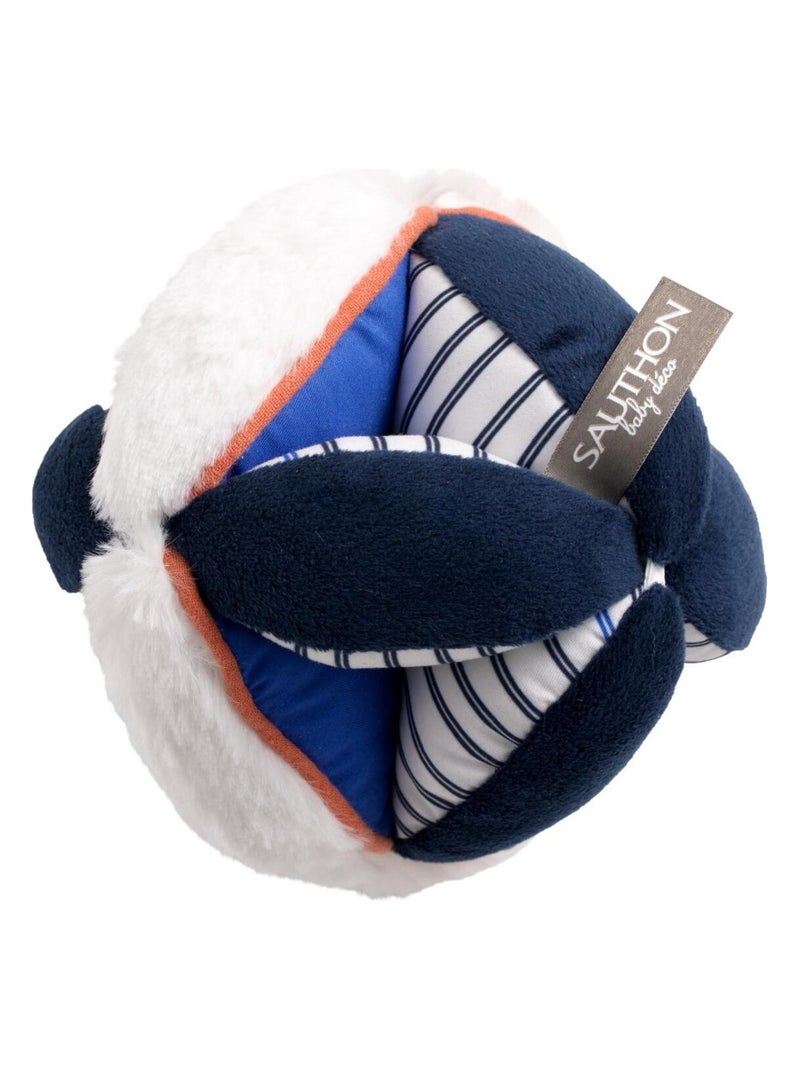 Balle sensorielle marinière - Bleu Blanc - Kiabi