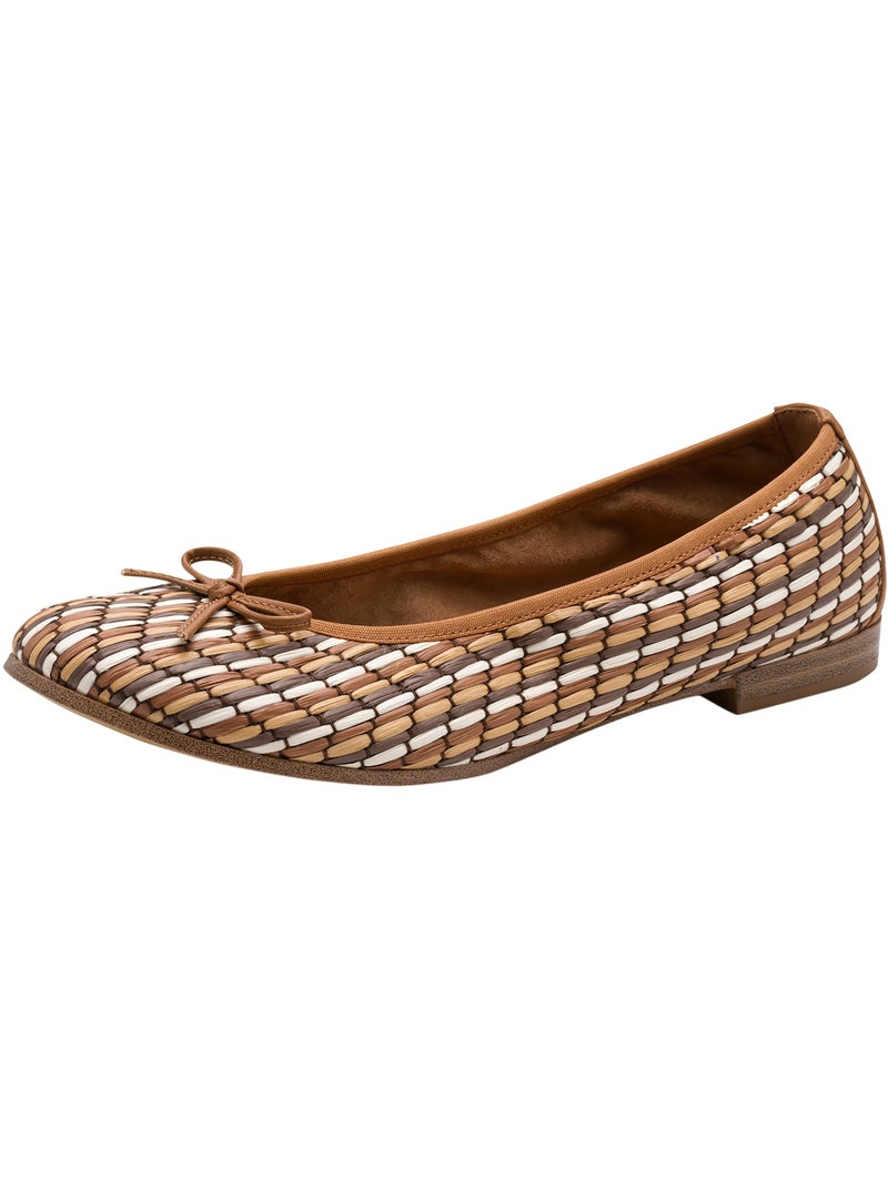 Ballerine à Enfiler Tamaris Marron - Kiabi