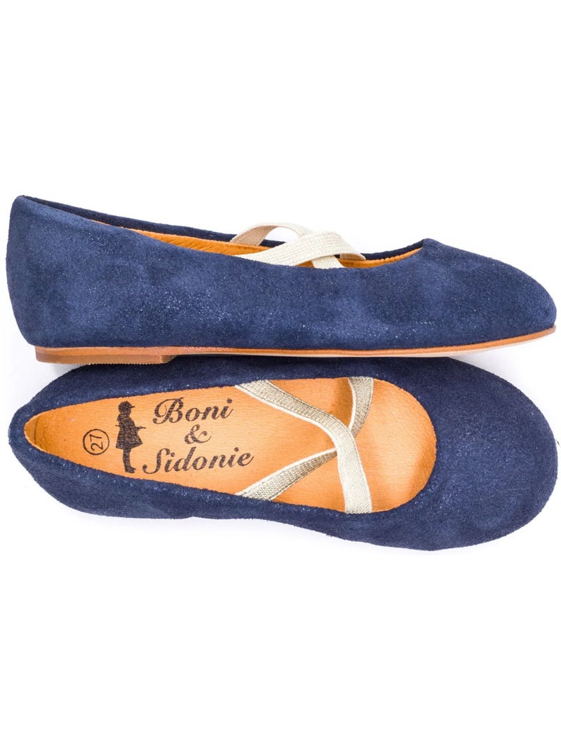 Ballerine à paillette - boni sofia Noir Bleu marine Bleu - Kiabi