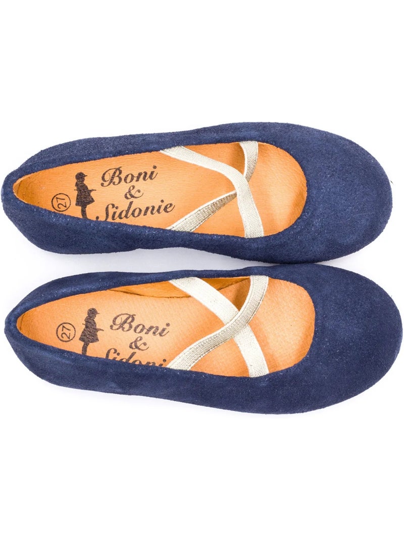 Ballerine à paillette - boni sofia Noir Bleu marine Bleu - Kiabi