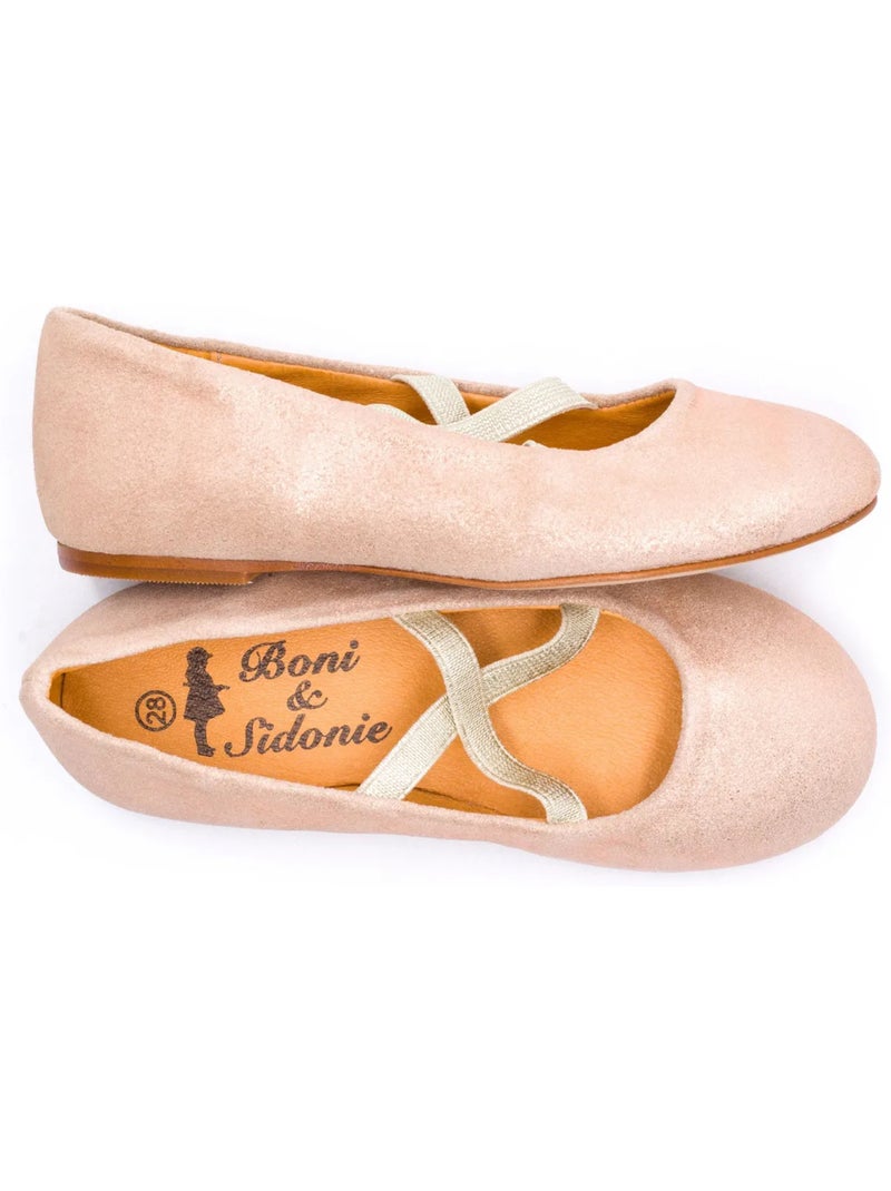 Ballerine à paillette - boni sofia Rose pâle - Kiabi