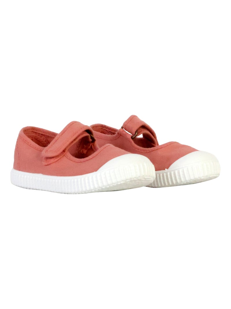 Ballerine à Scratch Enfant Victoria Beige - Kiabi
