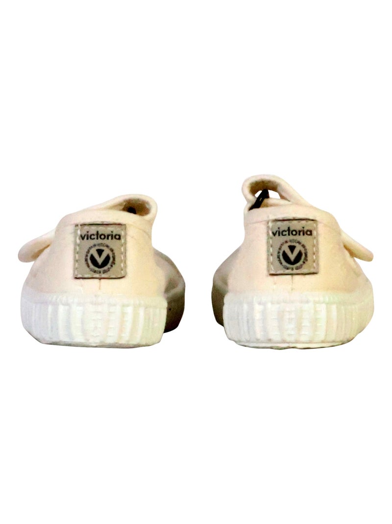Ballerine à Scratch Enfant Victoria Blanc - Kiabi