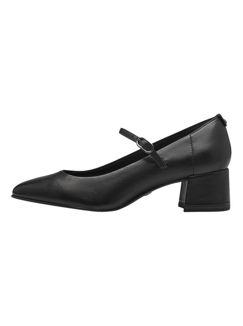 Ballerine à Talon Cuir Tamaris - Kiabi Ballerine à Talon Cuir Tamaris - Kiabi