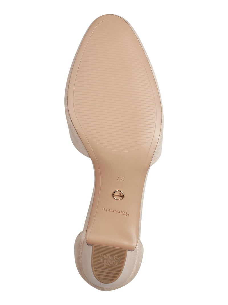 Ballerine à Talon Tamaris Beige - Kiabi