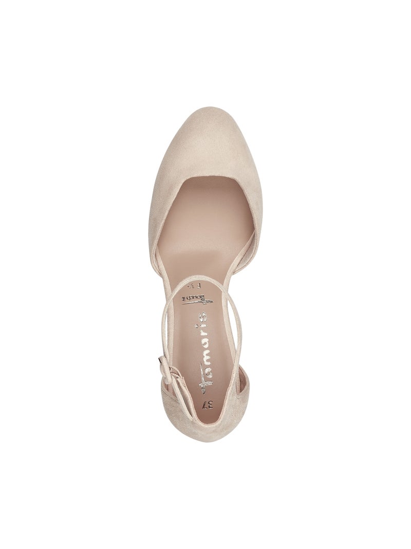 Ballerine à Talon Tamaris Beige - Kiabi