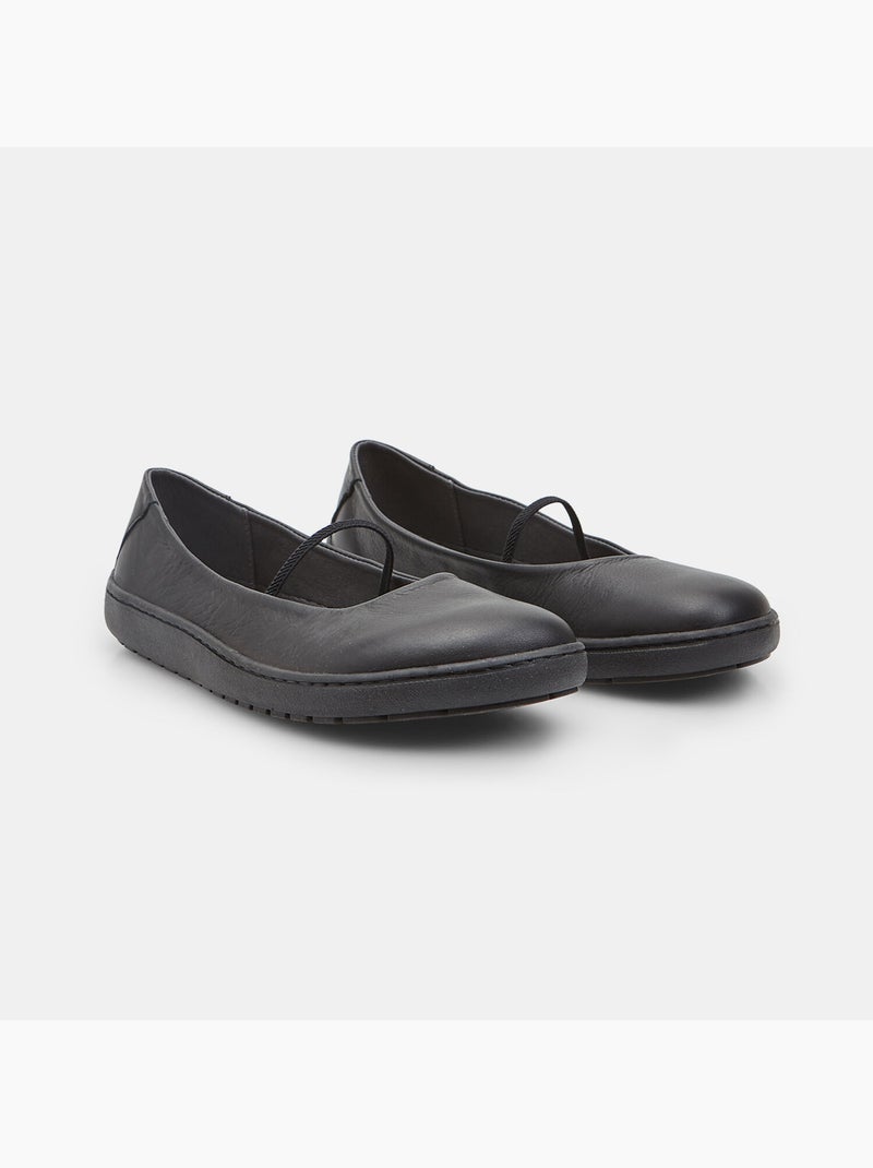 Ballerine avec élastique Bata Noir - Kiabi