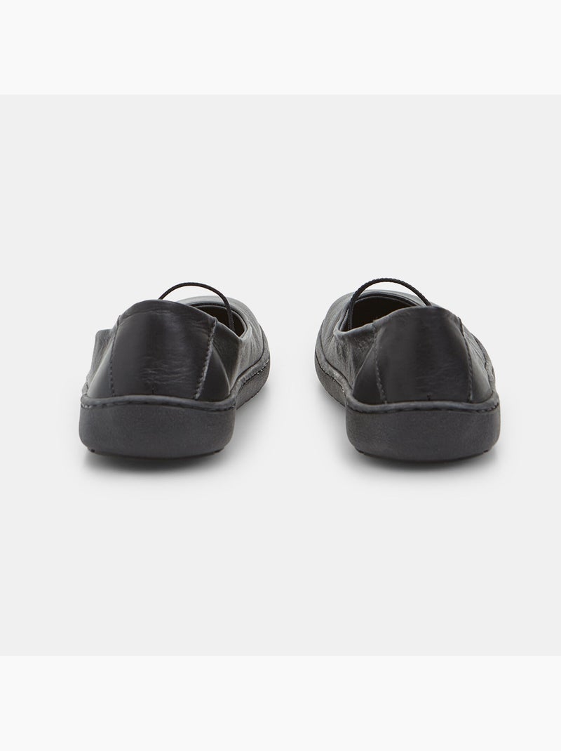 Ballerine avec élastique Bata Noir - Kiabi