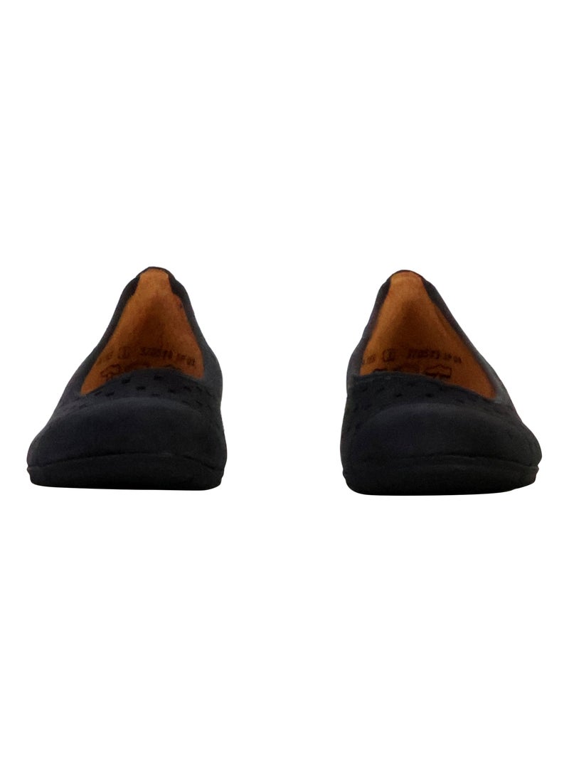 Ballerine Basse Cuir Gabor Cervo Bleu - Kiabi