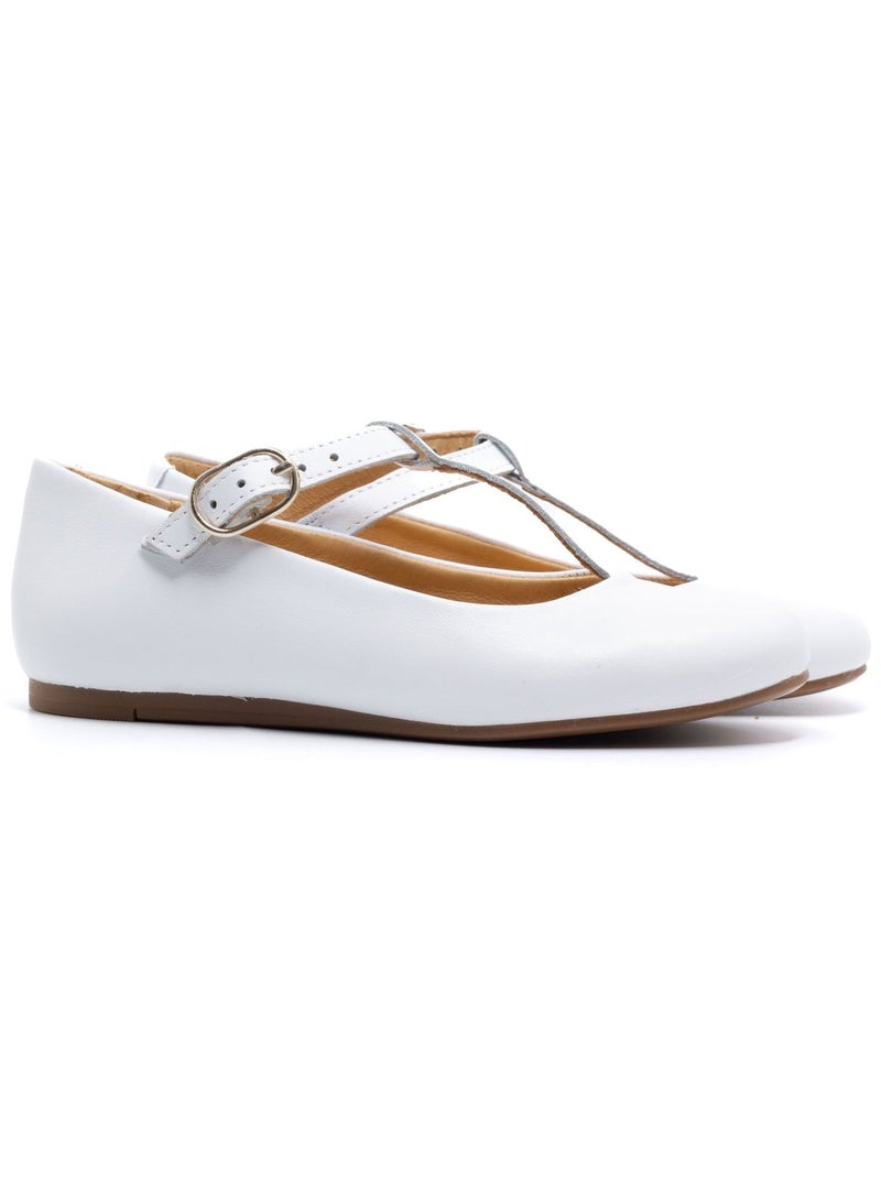 Ballerine Blanche - Boni Edelweiss Blanc - Kiabi