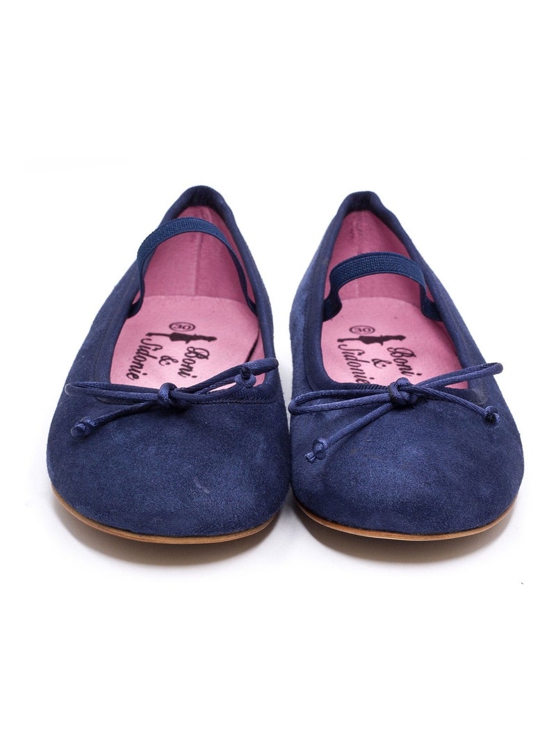 Ballerine Bleu Marine - Boni Mélanie Noir Bleu marine Bleu - Kiabi