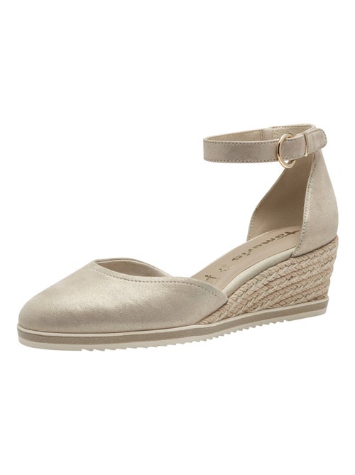 Ballerine Compensé Cuir Tamaris - Kiabi
