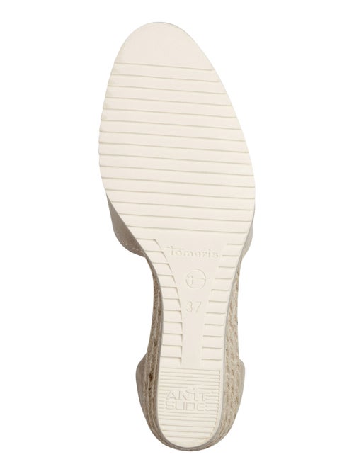 Ballerine Compensé Cuir Tamaris - Kiabi