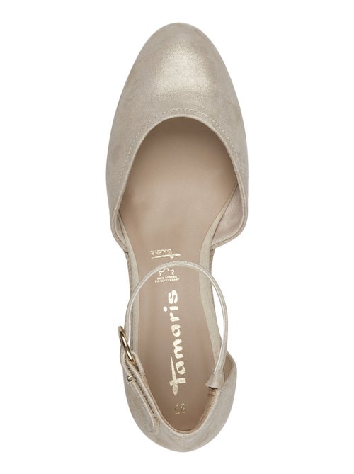 Ballerine Compensé Cuir Tamaris - Kiabi