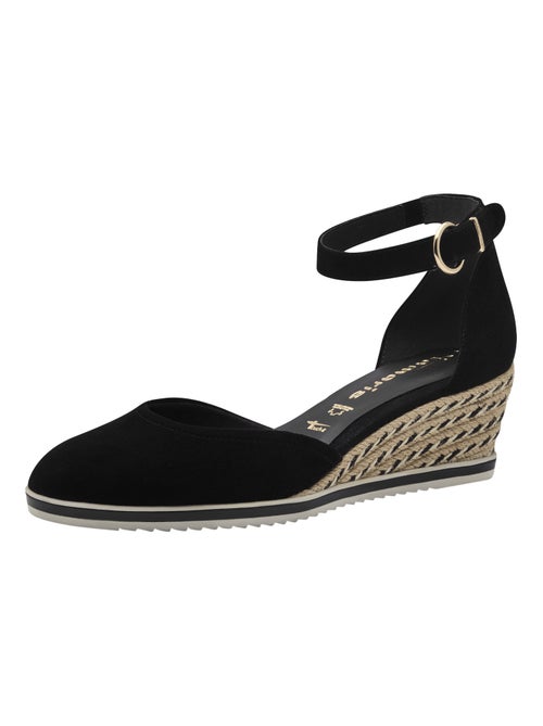 Ballerine Compensé Cuir Tamaris - Kiabi Ballerine Compensé Cuir Tamaris - Kiabi