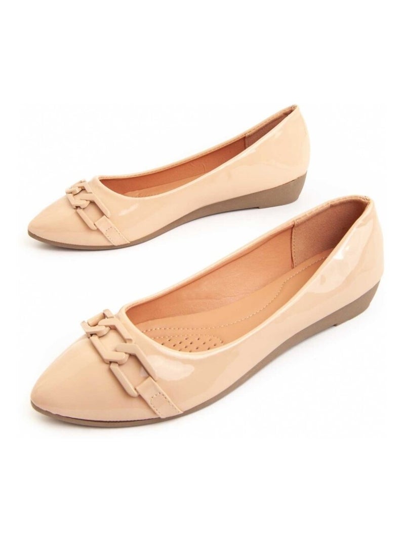 Ballerine compensée Montevita Balleri14 Beige - Kiabi