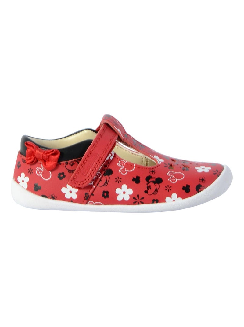 Ballerine Cuir Clarks Enfant Roamer Bow Rouge - Kiabi