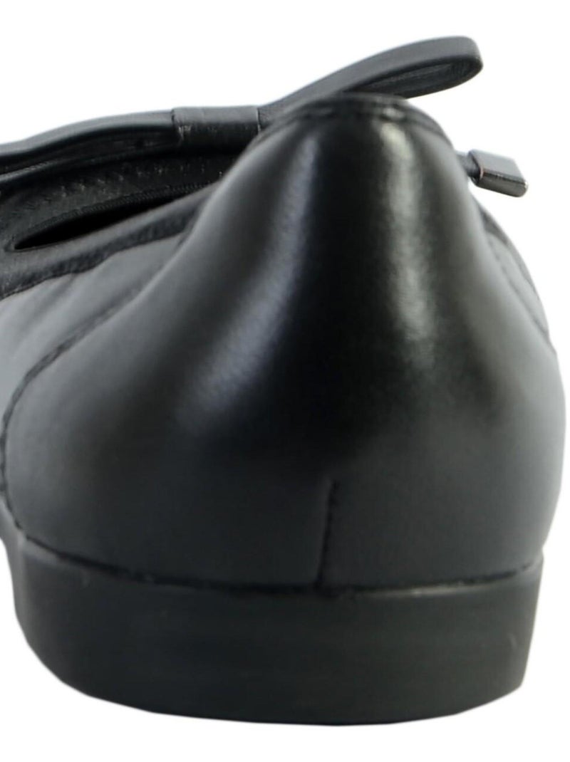 Ballerine Cuir Clarks Un Darcey Bow Noir - Kiabi