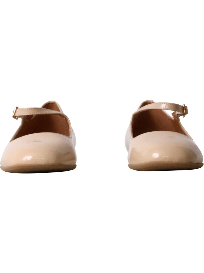 Ballerine Cuir Emilie Karston Laelia Beige - Kiabi