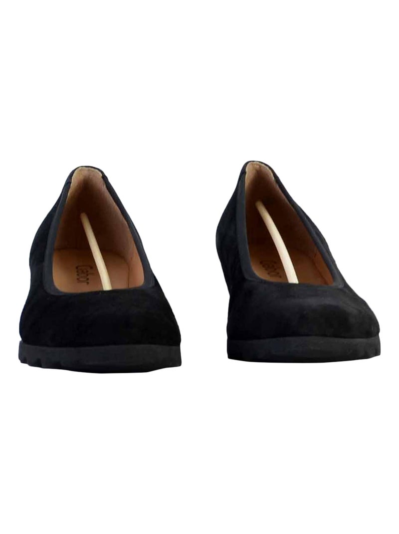 Ballerine Cuir Gabor Noir - Kiabi