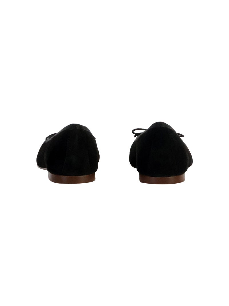 Ballerine Cuir Geox Marsile Noir - Kiabi