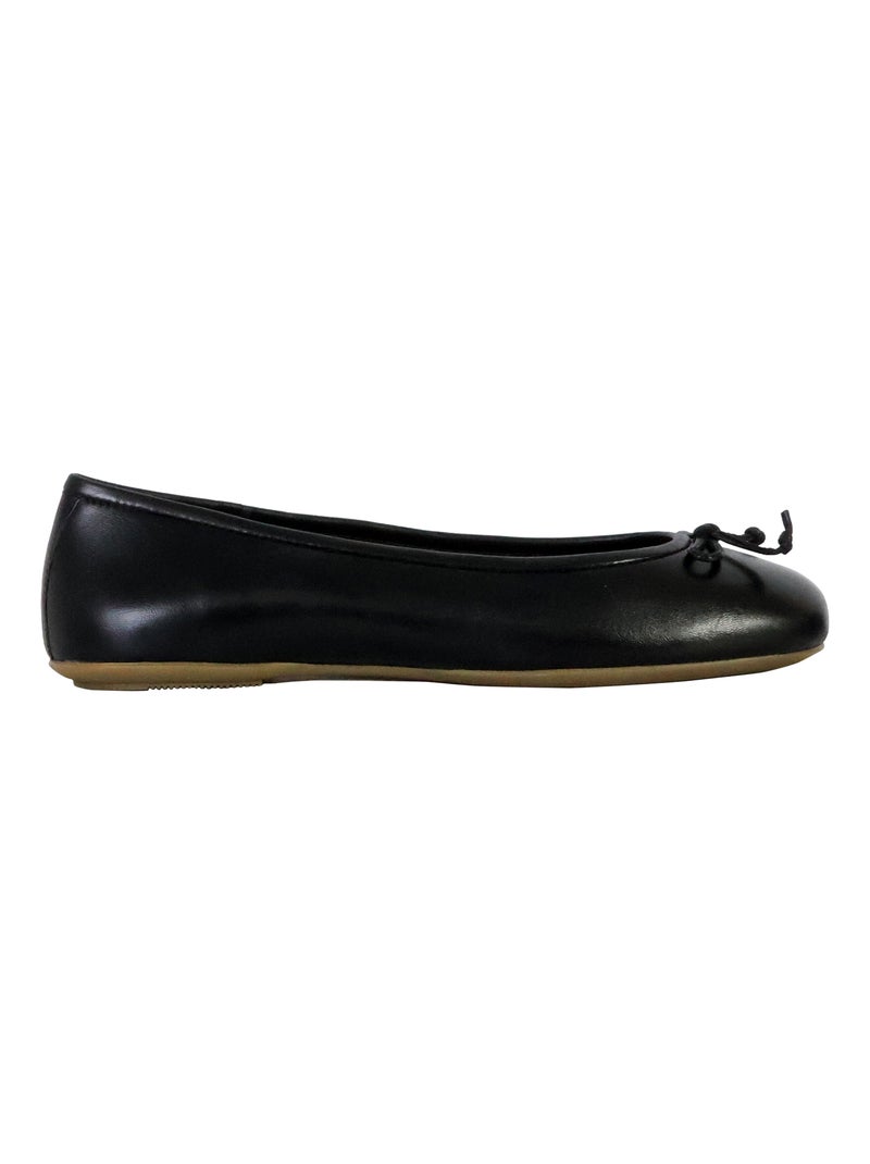 Ballerine Cuir Geox Palmaria Noir - Kiabi