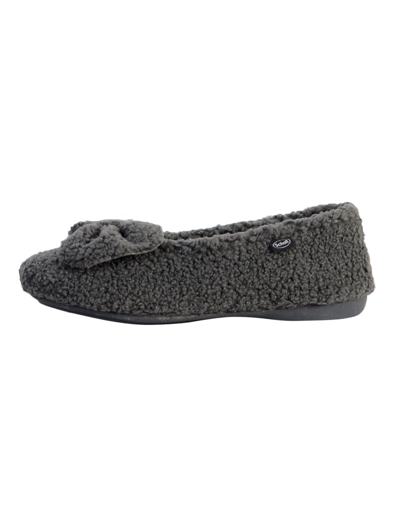Ballerine Cuir Scholl Neve gris anthracite - Kiabi