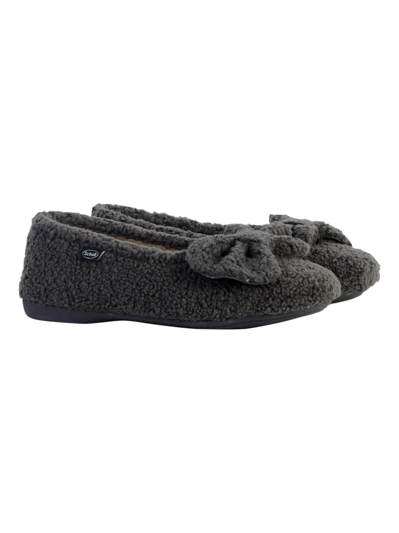 Ballerine Cuir Scholl Neve gris anthracite - Kiabi