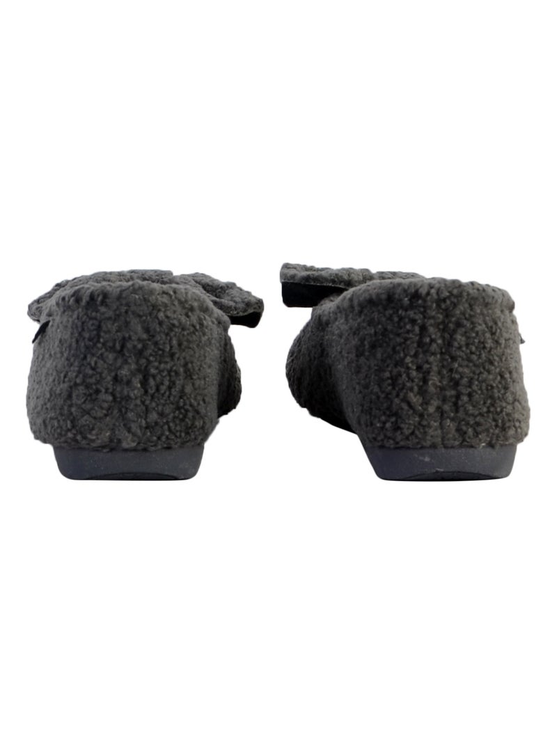 Ballerine Cuir Scholl Neve gris anthracite - Kiabi