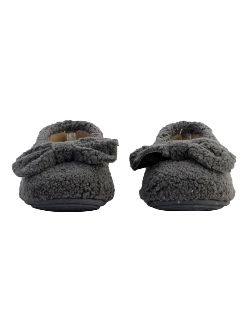 Ballerine Cuir Scholl Neve gris anthracite - Kiabi