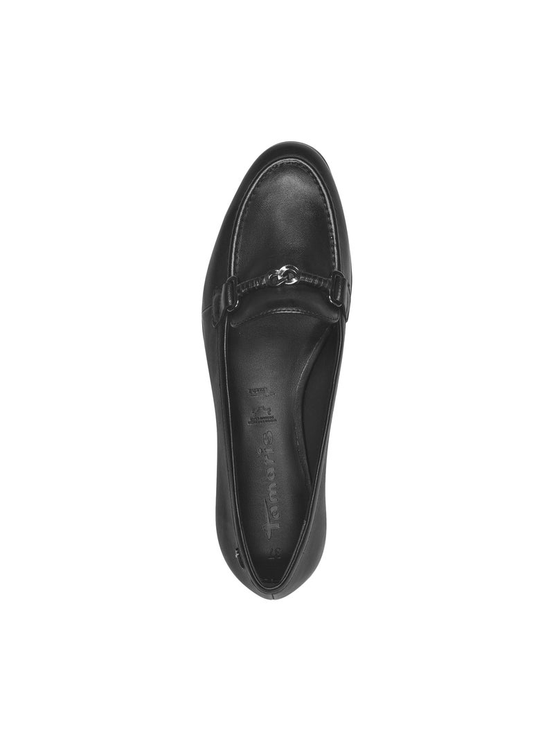 Ballerine Cuir Tamaris Noir - Kiabi