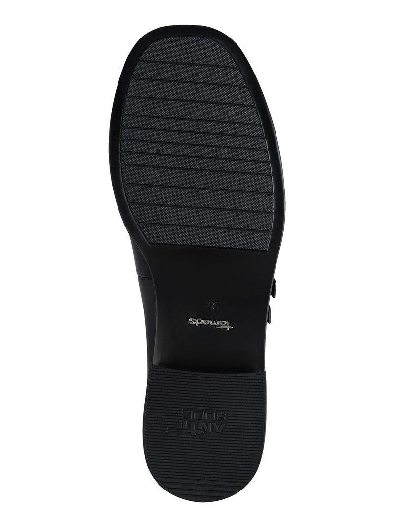 Ballerine Cuir Tamaris Noir - Kiabi