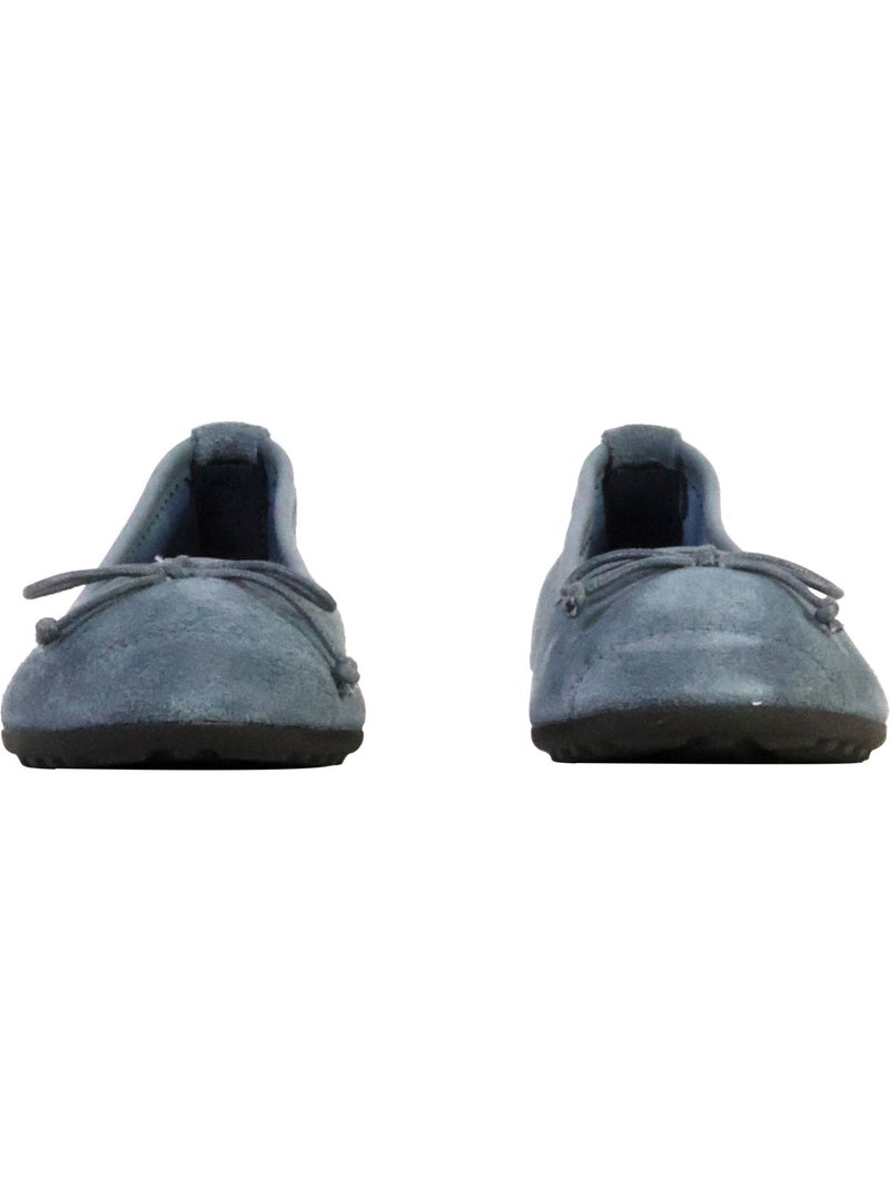Ballerine Cuir The Divine Factory Alénoa Bleu - Kiabi