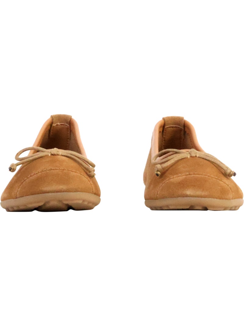 Ballerine Cuir The Divine Factory Alénoa Camel - Kiabi