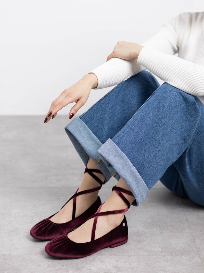 Ballerine décontractée Xti Bordeaux - Kiabi