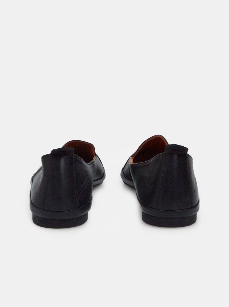 Ballerine en cuir BATA Noir - Kiabi