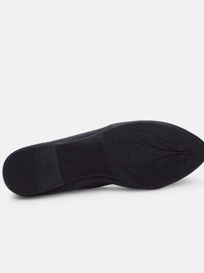 Ballerine en cuir BATA Noir - Kiabi