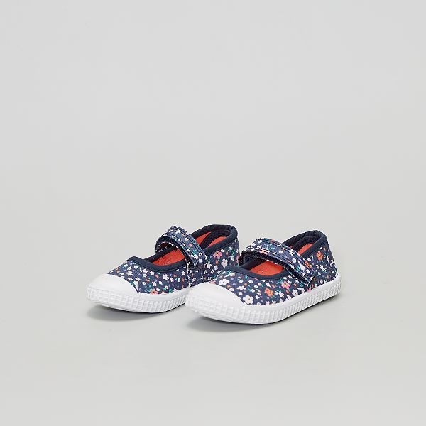 Ballerine En Toile A Scratch Bebe Fille Kiabi 9 00