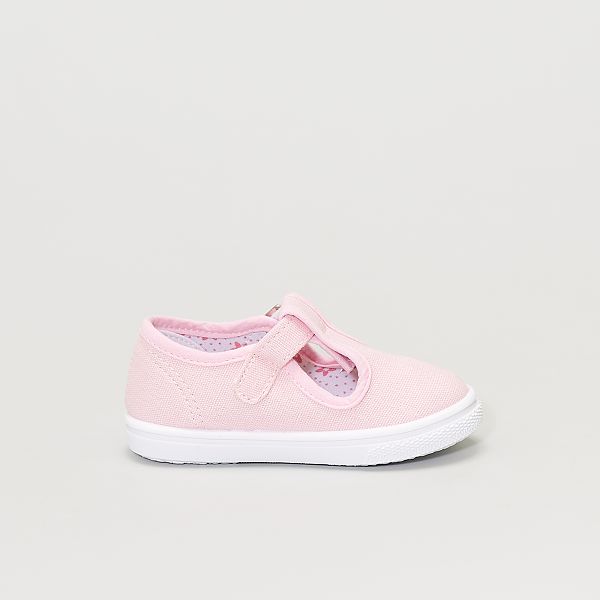 Ballerine En Toile Bebe Fille Rose Kiabi 5 00