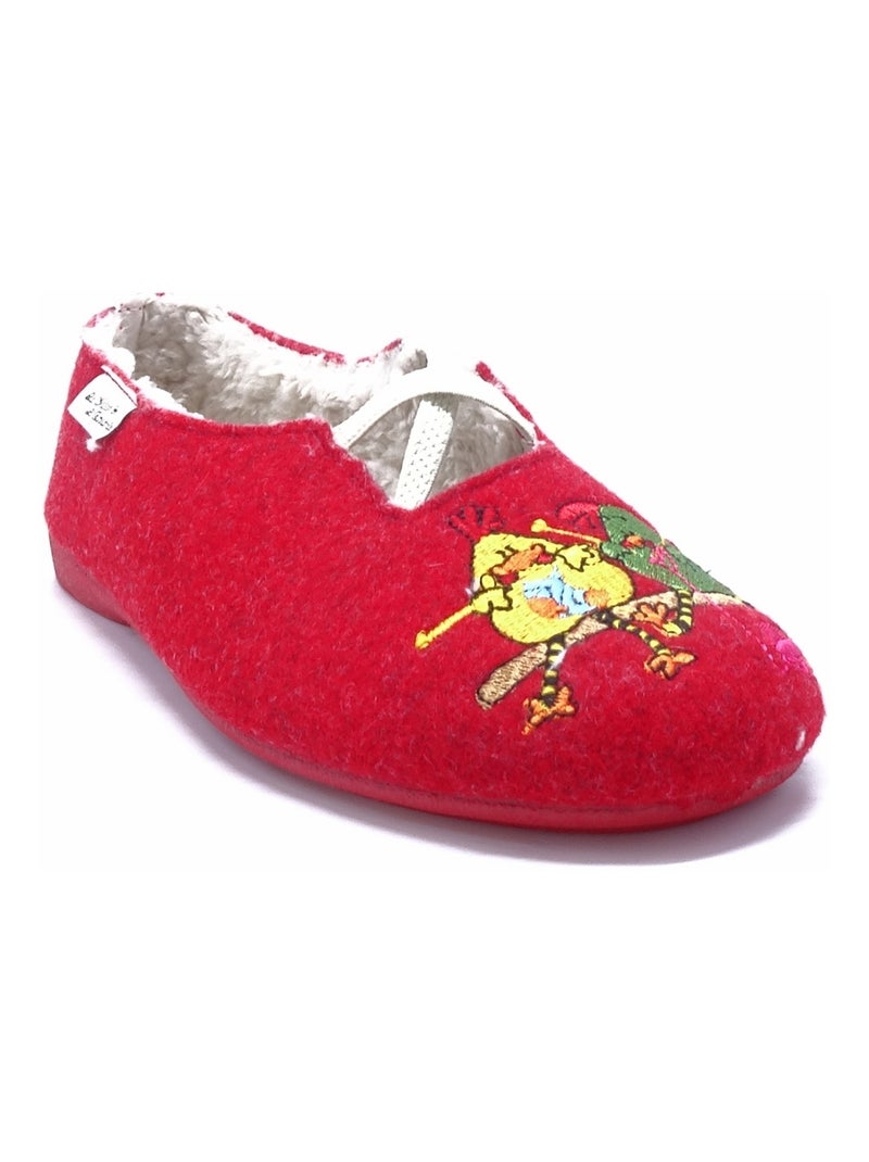 Ballerine Femme Maison De Lespadrille Rouge - Kiabi