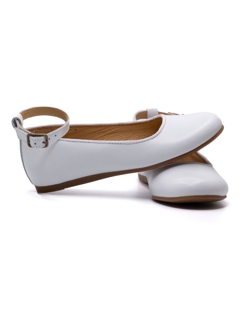 Ballerine Fille - Boni Flore Blanc - Kiabi