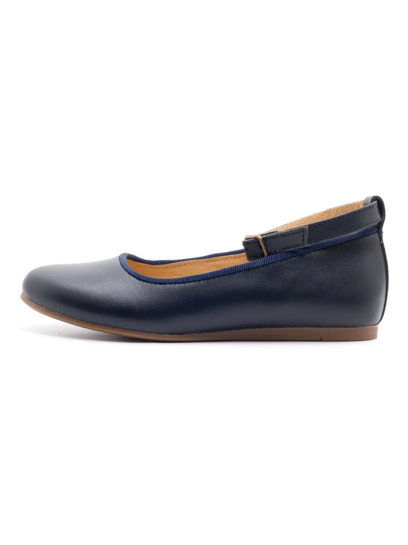 Ballerine Fille - Boni Flore Bleu marine - Kiabi