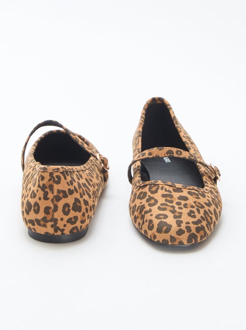 Ballerine léopard - Kiabi