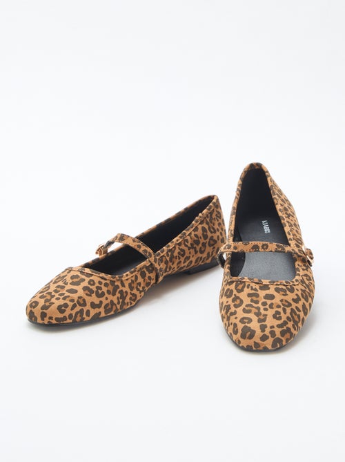 Ballerine léopard - Kiabi